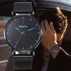 Waterproof Men's Watch Stainless Steel Quartz Luminous Classic Watches Business