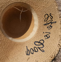 Summer Vacation Women's Sun Hat with Letter Design