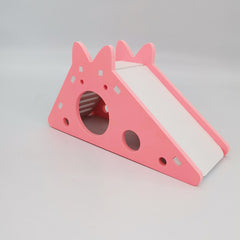 Wooden Slide House for Small Pets