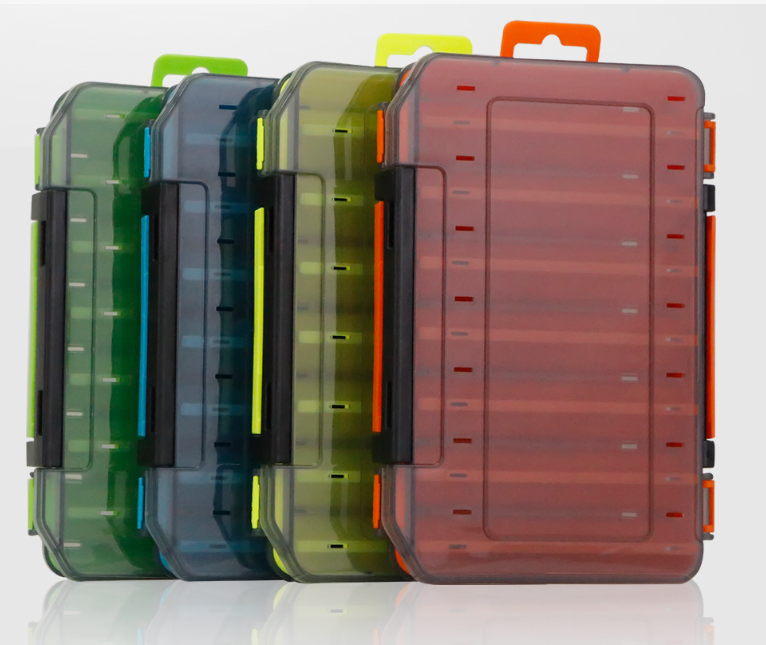 Durable Dual-Sided Fishing Tackle Box – Your Keepsake Studio
