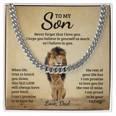 Never Forget - Cuban Link Chain