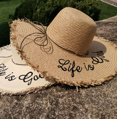 Summer Vacation Women's Sun Hat with Letter Design