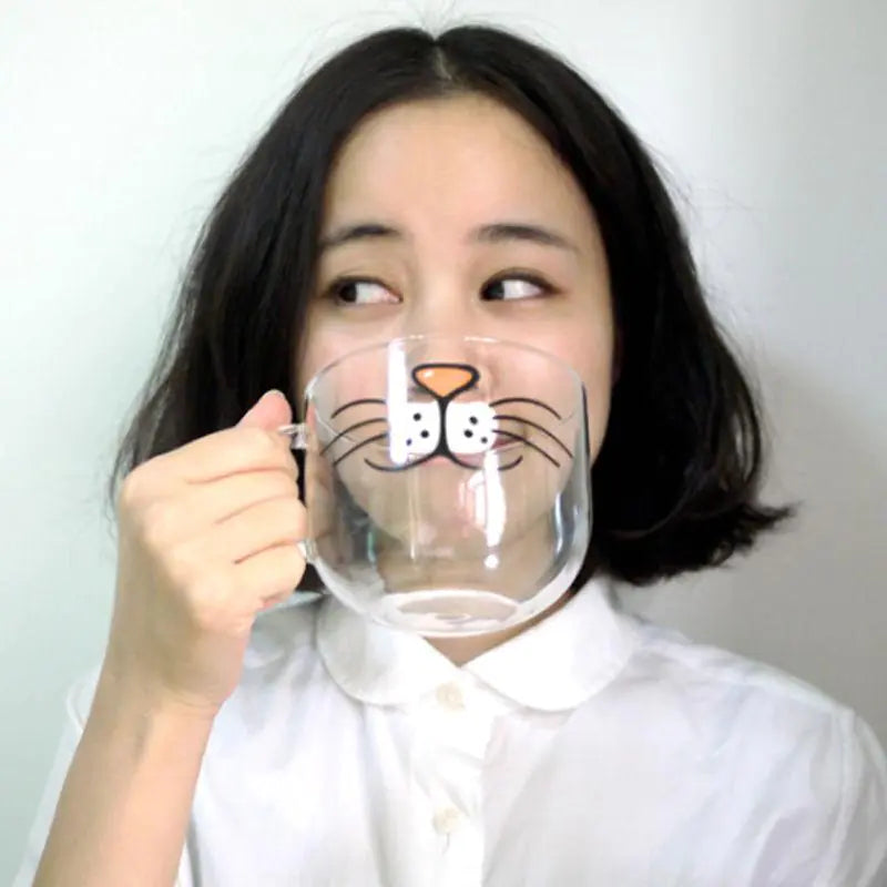Cat Whiskers Glass Mug