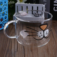 Cat Whiskers Glass Mug